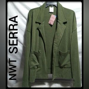 SALE! NWT Serra Ladies Open Coatigan Sweater Sz.L Classy Career (BX51)